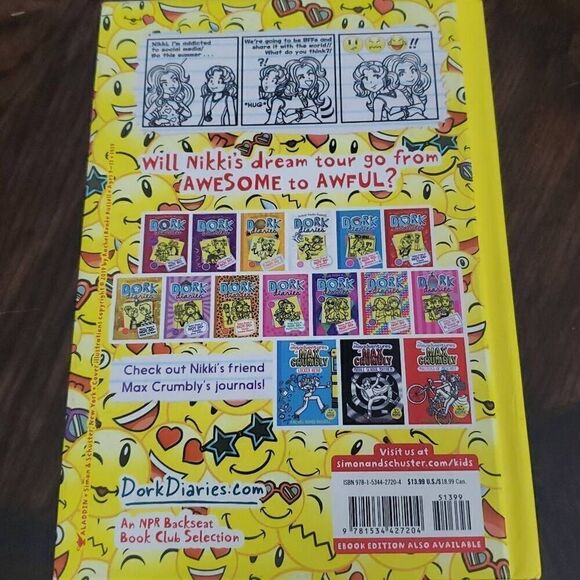 NEW DORK DIARIES HARDCOVER BOOK - Picture 4 of 5